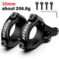 BUCKLOS MTB Direct Mount Stem CNC 6061 Alloy 31.8/35mm DH/AM MTB Bike Stem Nixie 35mm-Black