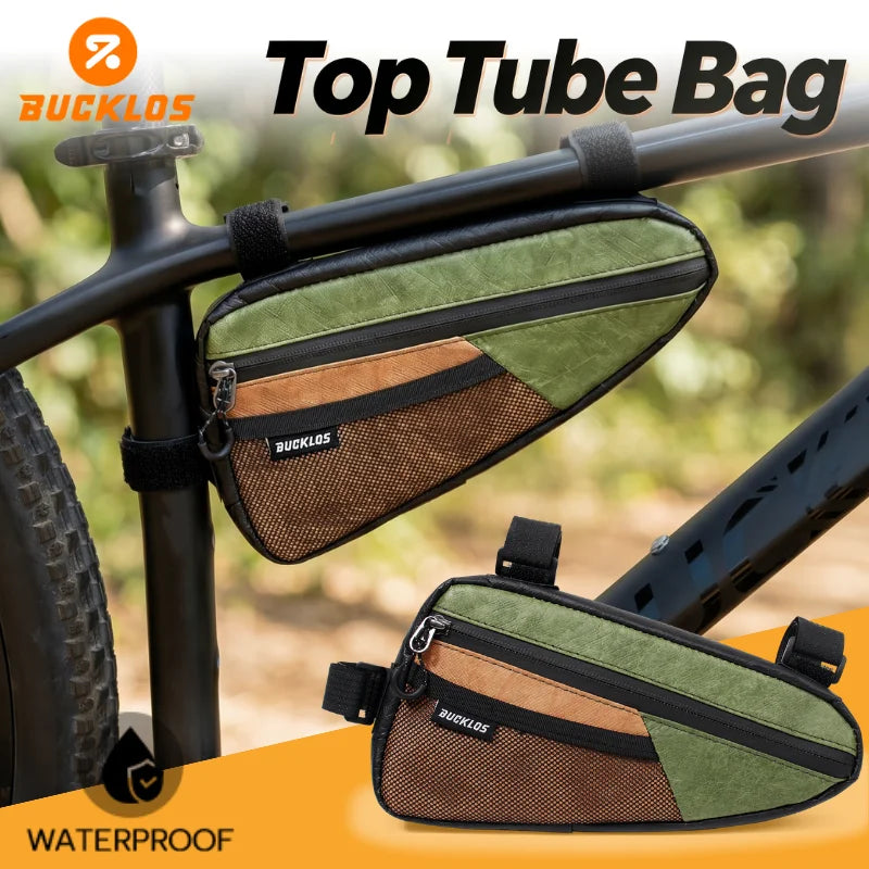 BUCKLOS Waterproof Bike Frame Triangle Bag – Ultralight Bike Frame Bag Nixie