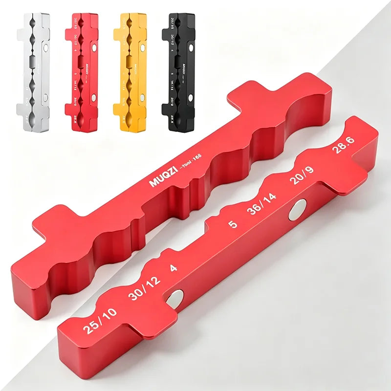 Bicycle Bench Vise Jaw Pads – Aluminum Alloy Multifunction Inserts Bicycle Vise Inserts Nixie
