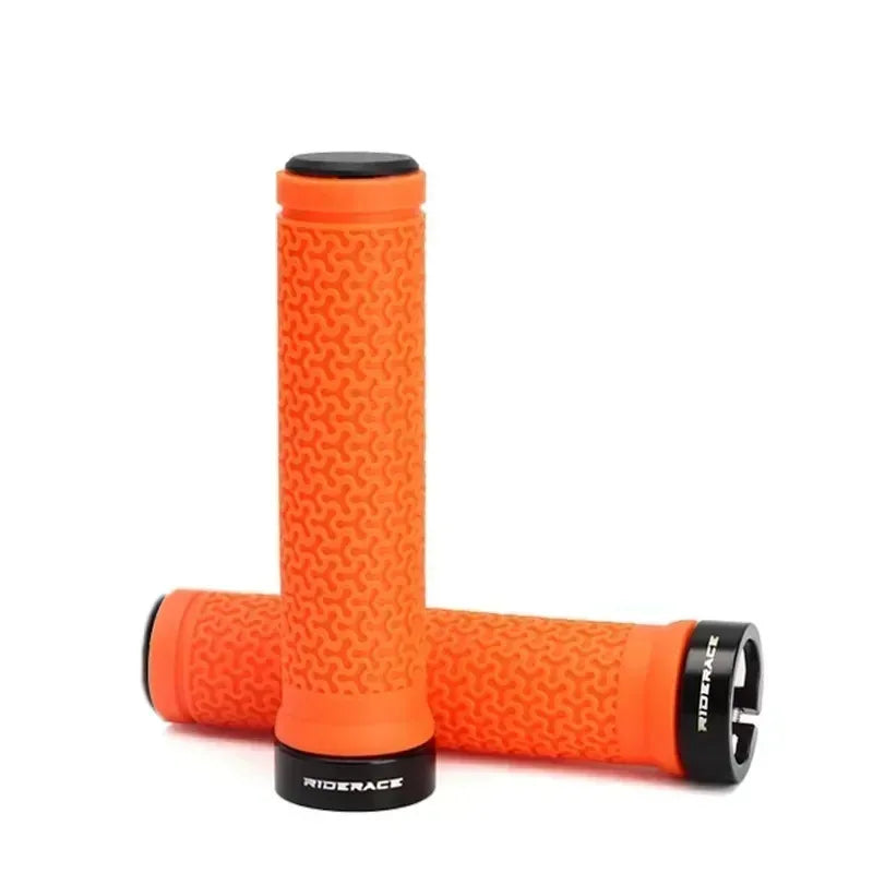 MTB Bike Handlebar Grips Anti-Slip Rubber for BMX Folding Bike Bike Handlebar Grips Nixie Orange