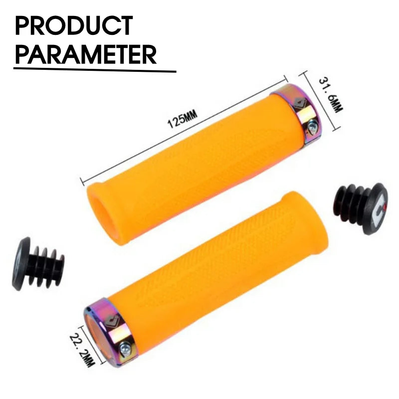 ODI Silicone MTB Bike Handlebar Grips Lock-On Anti-Slip Bike Handlebar Grips Nixie