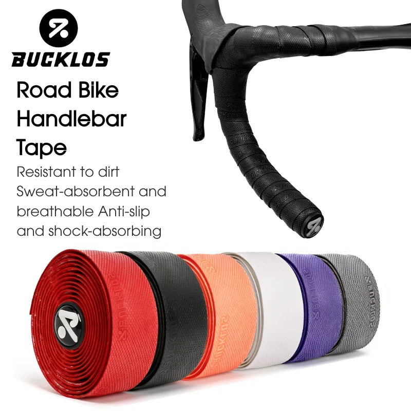BUCKLOS Road Bike Handlebar Tape Non-Slip Ultralight PU+EVA Bicycle Handlebar Tape Nixie
