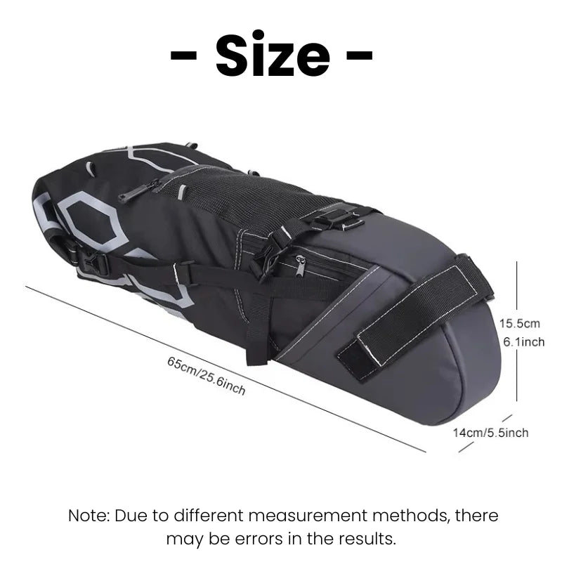 B-SOUL 12L Waterproof Bike Saddle Bag – MTB & Road Cycling Cycling Saddle Bag Nixie