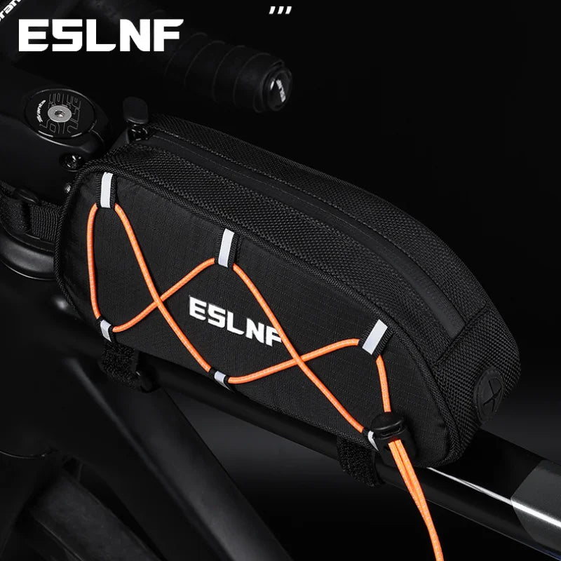 ESLNF Waterproof Bike Top Tube Bag – Reflective Cycling Pack Bike Frame Bag Nixie