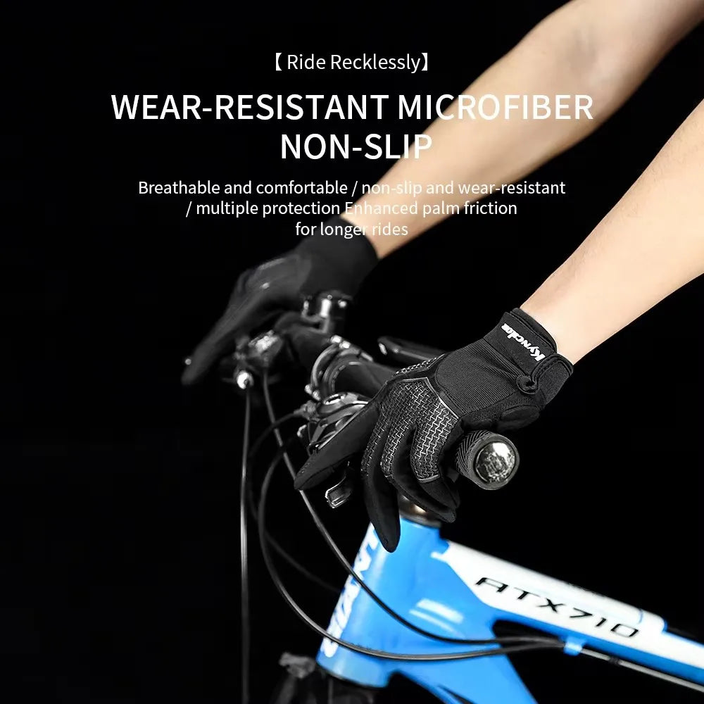 Full Finger Cycling Gloves – Non-Slip Shock-Absorbing MTB Gloves Cycling Gloves Nixie