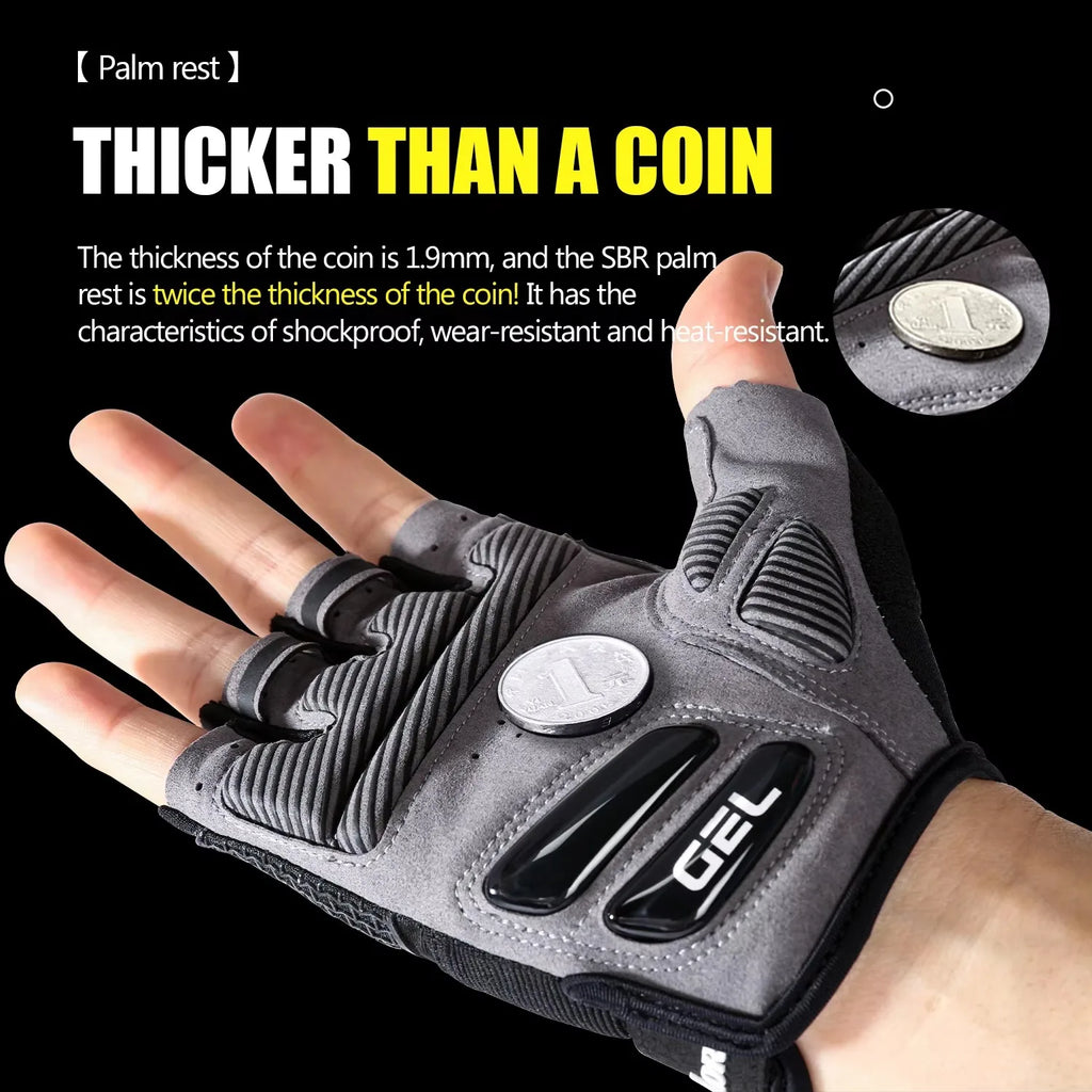Half Finger Gel Cycling Gloves – Breathable MTB Bike Gloves Cycling Gloves Nixie