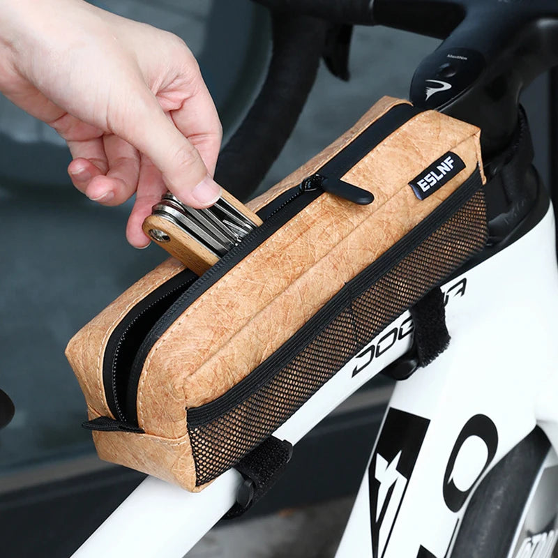 ESLNF Bike Top Tube Bag – Rainproof 3D Cycling Frame Pouch Bike Frame Bag Nixie