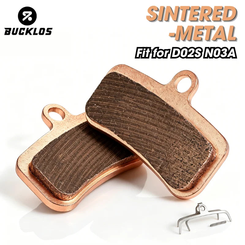 BUCKLOS Sintered-Metal Disc Brake Pads D02S N03A MTB Road Disc Brake Pads Nixie
