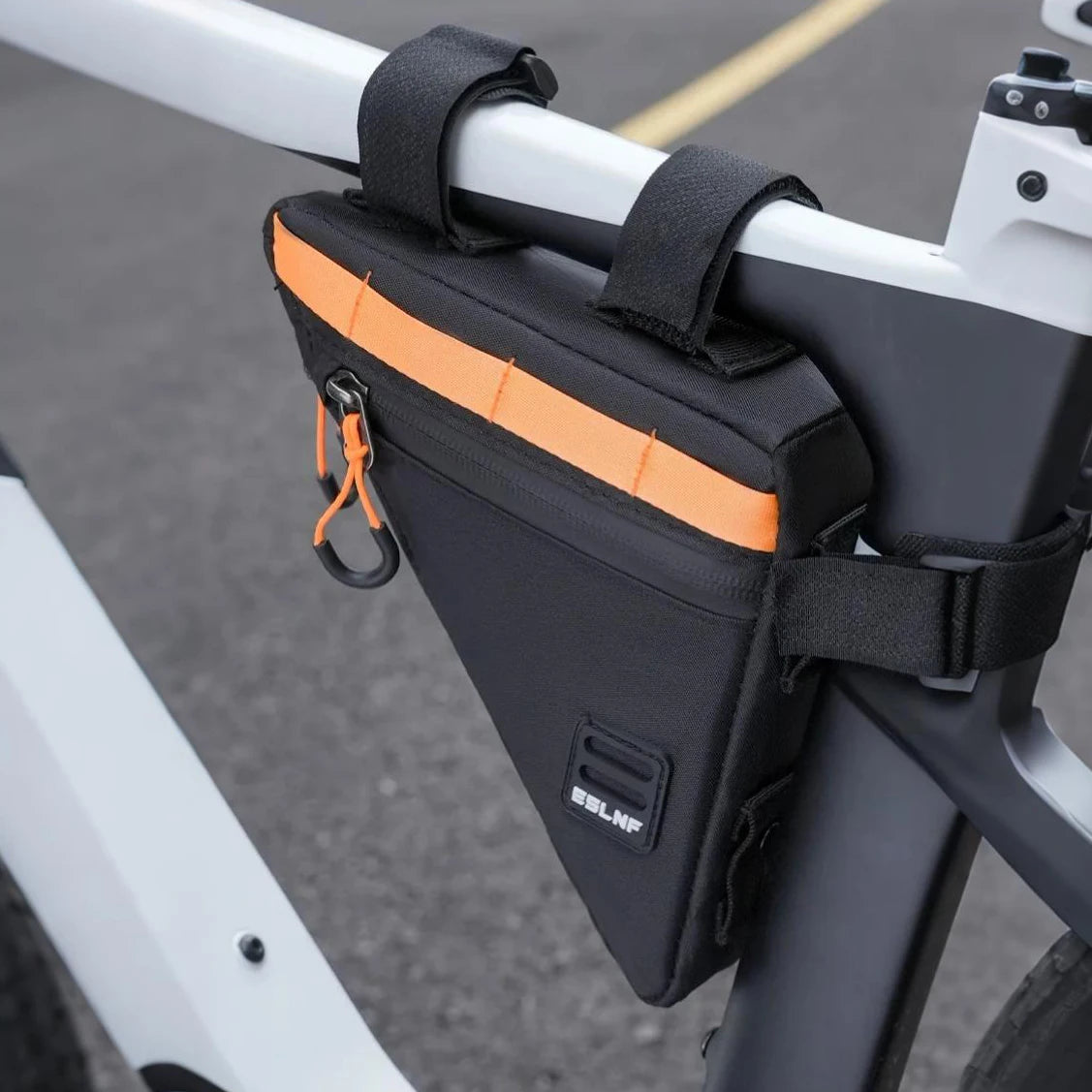 ESLNF Bicycle Triangle Frame Bag | Dual Mesh Pockets