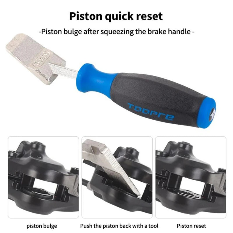 TOOPRE Hydraulic Disc Brake Piston Reset Tool – MTB & Road Bike Bicycle Brake Tool Nixie
