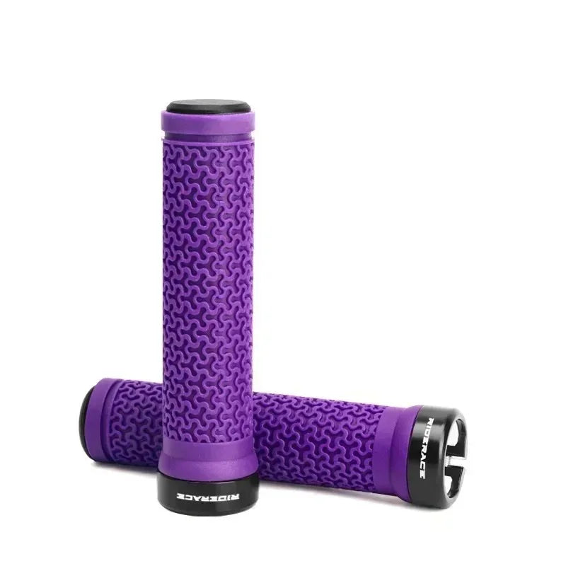 MTB Bike Handlebar Grips Anti-Slip Rubber for BMX Folding Bike Bike Handlebar Grips Nixie Purple