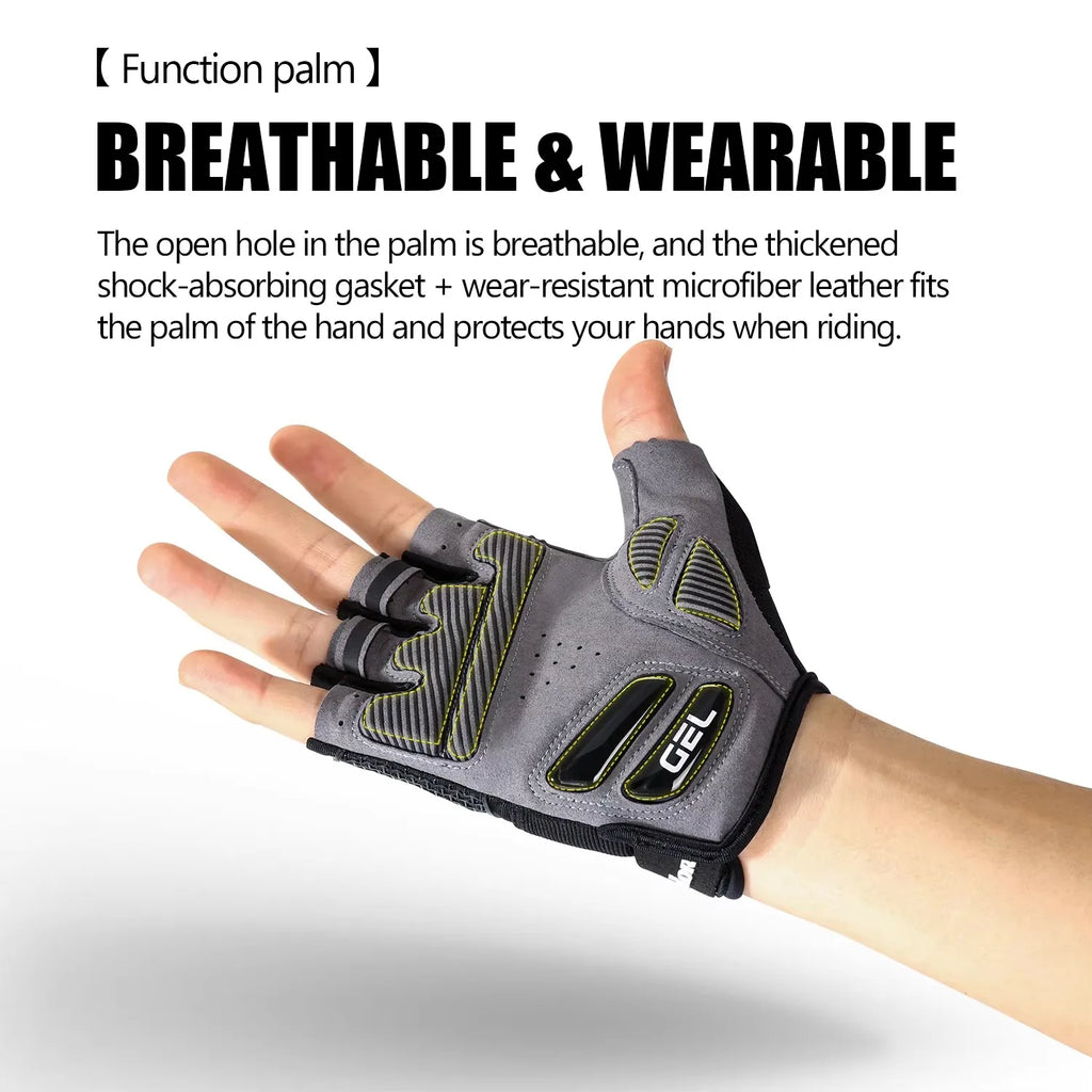 Half Finger Gel Cycling Gloves – Breathable MTB Bike Gloves Cycling Gloves Nixie