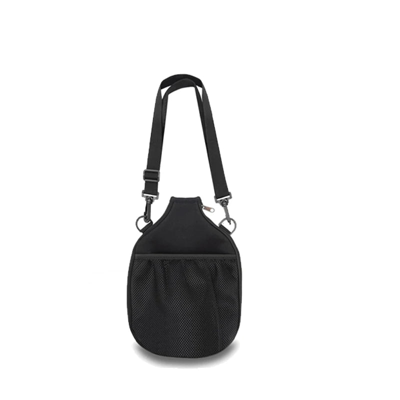 BUCKLOS Neoprene Pickleball Paddle Cover Bag with Zipper Paddle Cover Bag Nixie Black