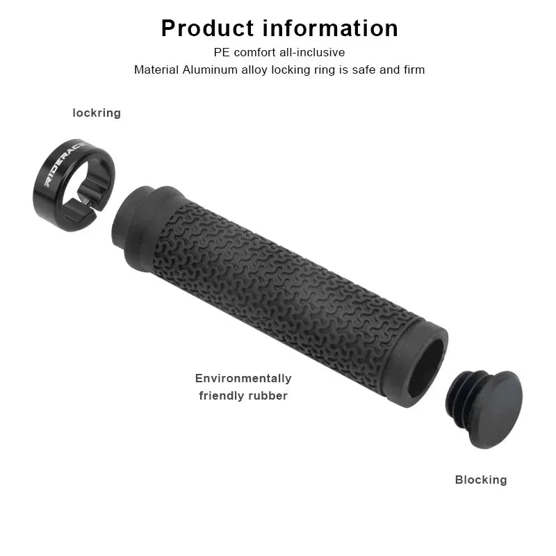 MTB Bike Handlebar Grips Anti-Slip Rubber for BMX Folding Bike Bike Handlebar Grips Nixie