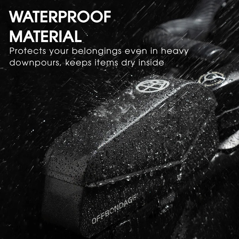 OFFBONDAGE Magnetic Waterproof Bike Top Tube Bag – 1.2L TPU Bike Frame Bag Nixie