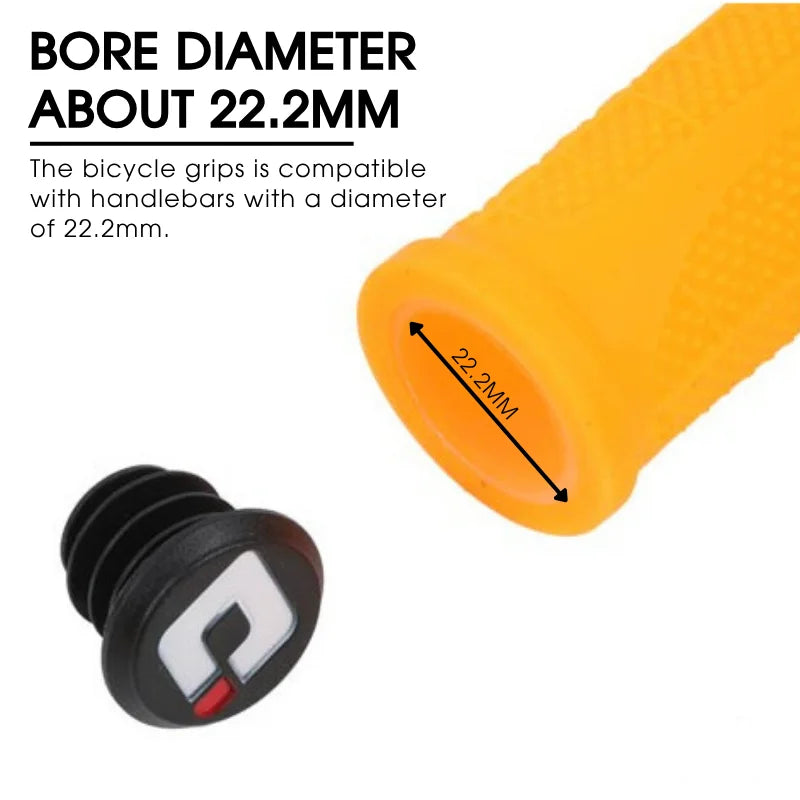ODI Silicone Lock-On MTB Bike Grips | Anti-Skid Handlebar MTB Handlebar Grips Nixie