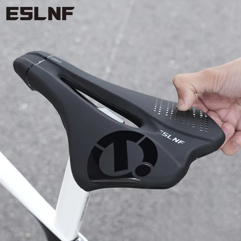 ESLNF Hollow Bike Saddle – Breathable MTB & Road Seat Cushion Bicycle Saddle Nixie