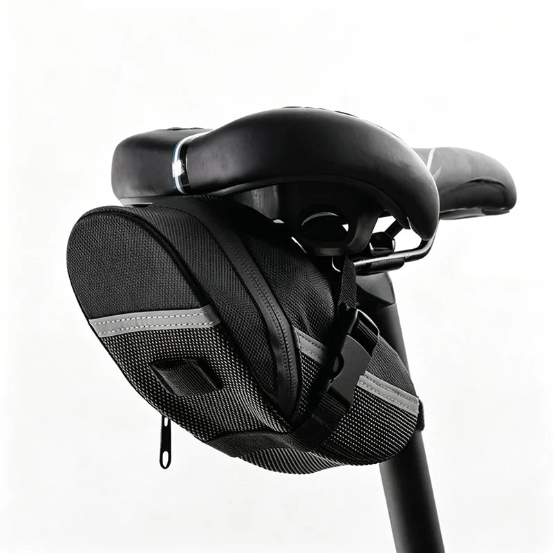 Bike Saddle Bag Under Seat – Reflective 1.7L Cycling Tail Bag Bicycle Saddle Bag Nixie