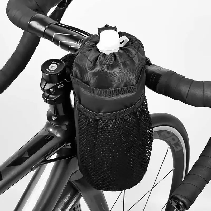 Bike Handlebar Water Bottle Bag – Insulated Cycling Pouch Handlebar Bottle Bag Nixie