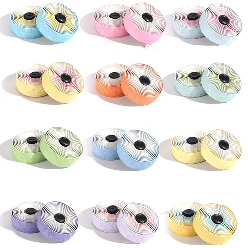 Gradient Road Bike Handlebar Tape – Anti-Slip PU+EVA Bar Wrap Bike Handlebar Tape Nixie