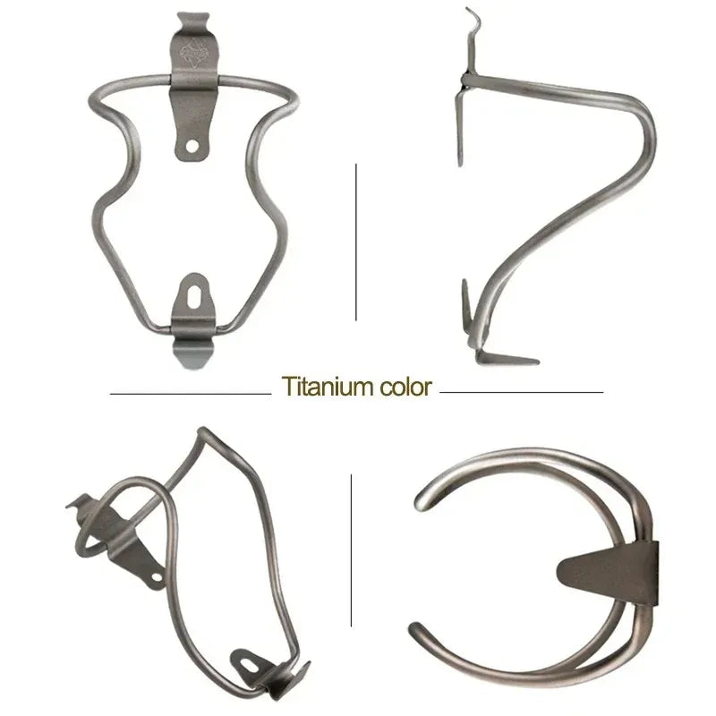 Titanium Alloy Bike Water Bottle Cage – MTB & Road Bike Bicycle Bottle Cage Nixie