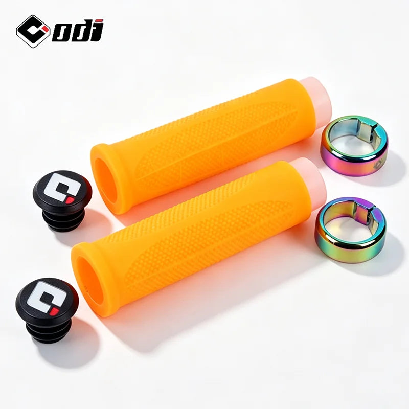ODI Silicone MTB Bike Handlebar Grips Lock-On Anti-Slip Bike Handlebar Grips Nixie