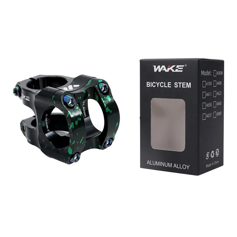 WAKE CNC Aluminum MTB Short Handlebar Stem – Ultralight 35mm