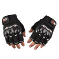 Motorcycle Riding Gloves Hard Shell Touchscreen Half Finger Motorcycle Riding Gloves Nixie Half Finger
