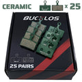 BUCKLOS Ceramic Disc Brake Pads – MTB & Road Hydraulic Brakes Disc Brake Pads Nixie 25PC BRAKE PAD