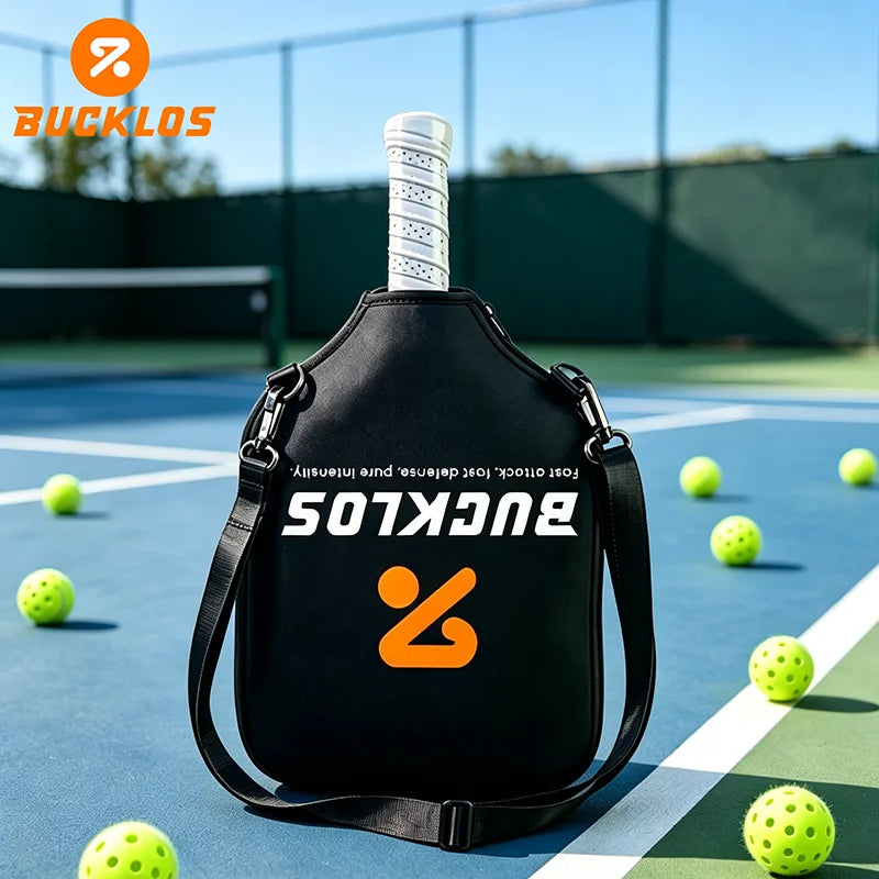 BUCKLOS Neoprene Pickleball Paddle Cover Bag with Zipper Paddle Cover Bag Nixie