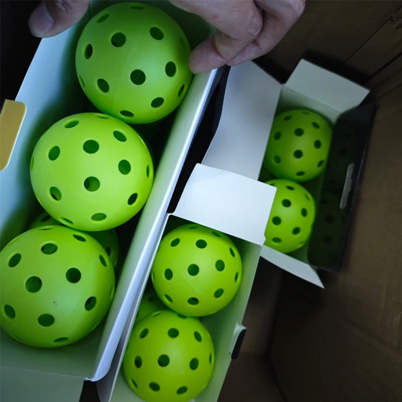 LEATOU Pickleballs 40 Holes – 4/6/12 Pack Indoor & Outdoor Pickleball Balls Nixie
