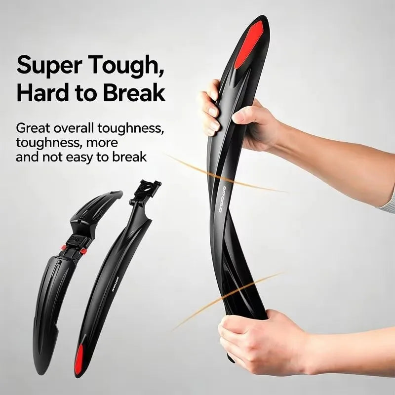 Ultralight MTB Bike Fender Set – Quick Release Mudguards 26/28"