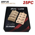 BUCKLOS Sintered-Metal Disc Brake Pads D02S N03A MTB Road Disc Brake Pads Nixie Sintered 25Pairs