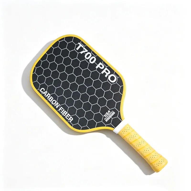 LEATOU T700 Carbon Fiber Pickleball Paddle – Lightweight Pickleball Paddle Nixie Yellow