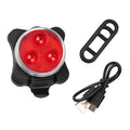 BUCKLOS Bike LED Light Set – USB Rechargeable, IPX5 Waterproof Bicycle Light Set Nixie Rear Light