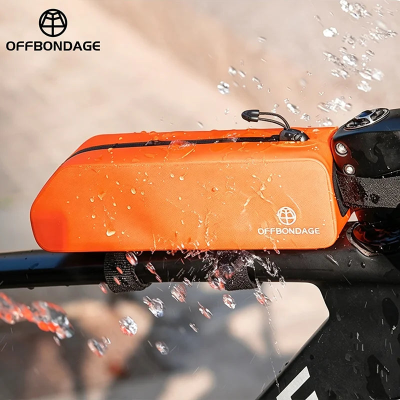 OFFBONDAGE Waterproof Bike Top Tube Bag | Cycling Frame Bag Bicycle Frame Bag Nixie