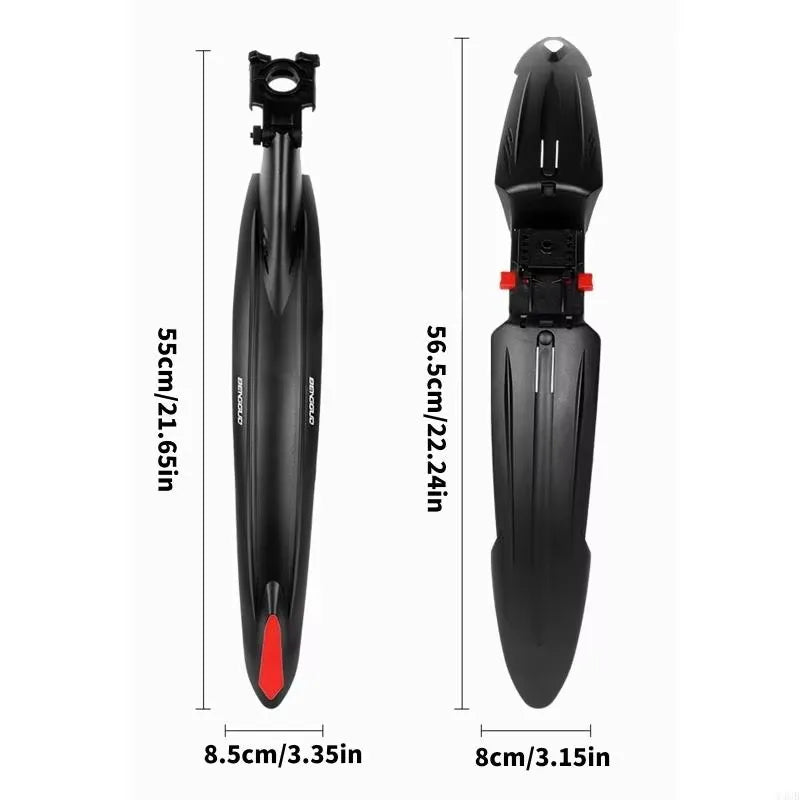 Ultralight MTB Bike Fender Set – Quick Release Mudguards 26/28"