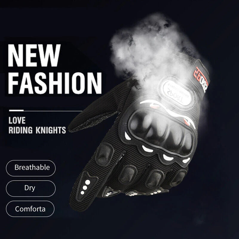 Motorcycle Riding Gloves Hard Shell Touchscreen Half Finger Motorcycle Riding Gloves Nixie