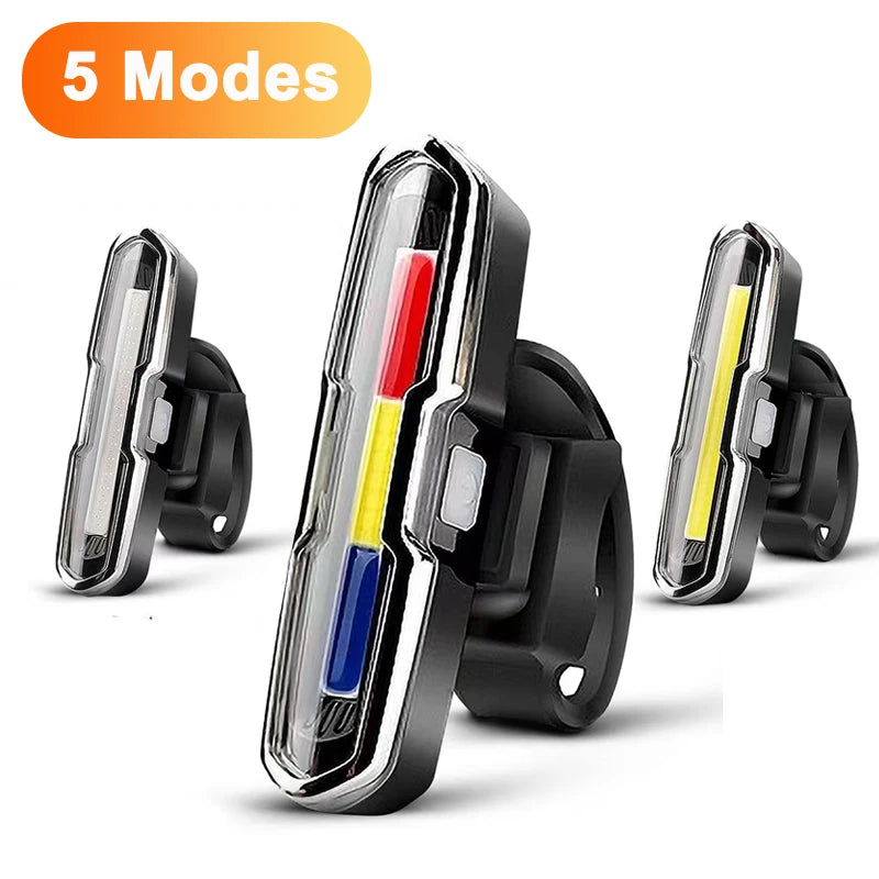 BUCKLOS USB Rechargeable LED Bicycle Rear Tail Light MTB Bicycle Tail Light Nixie