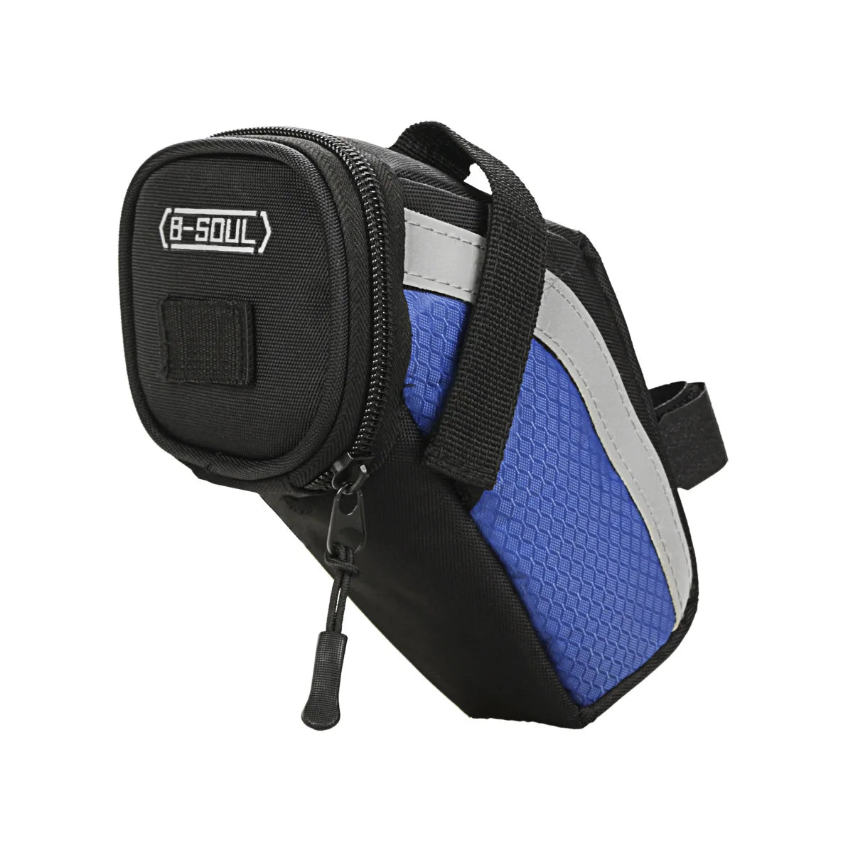 B-SOUL Ultralight Bike Saddle Bag – Large Rear Seat Storage Bag Bike Saddle Bag Nixie Blue