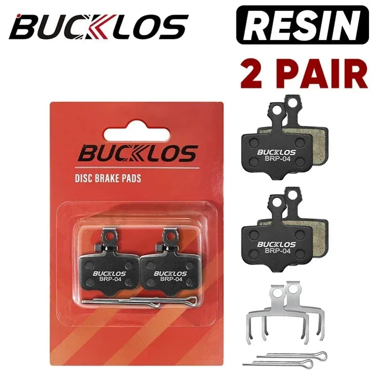 BUCKLOS Resin Disc Brake Pads for SRAM Avid MTB Road Gravel Disc Brake Pads Nixie RESIN-2PC