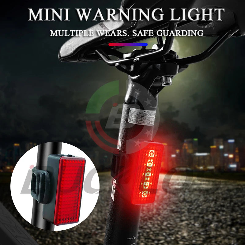 BUCKLOS USB Rechargeable LED Bike Tail Light – 6 Modes IPX5 Bicycle Tail Light Nixie