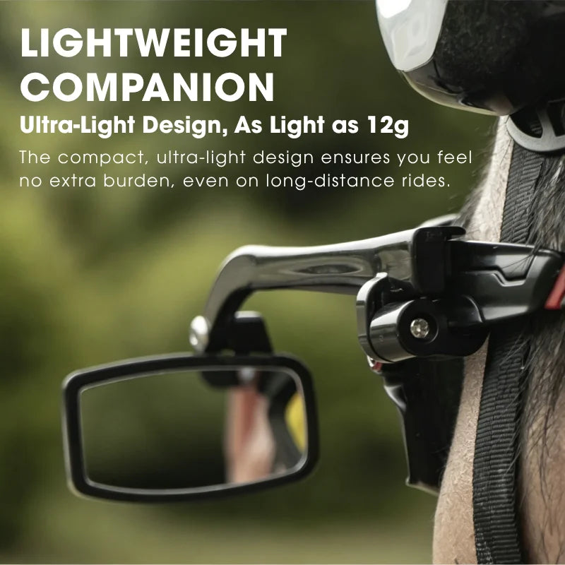 360° Adjustable Rear View Mirror Cycling Glasses & Helmet Mount Cycling Mirror Accessory Nixie
