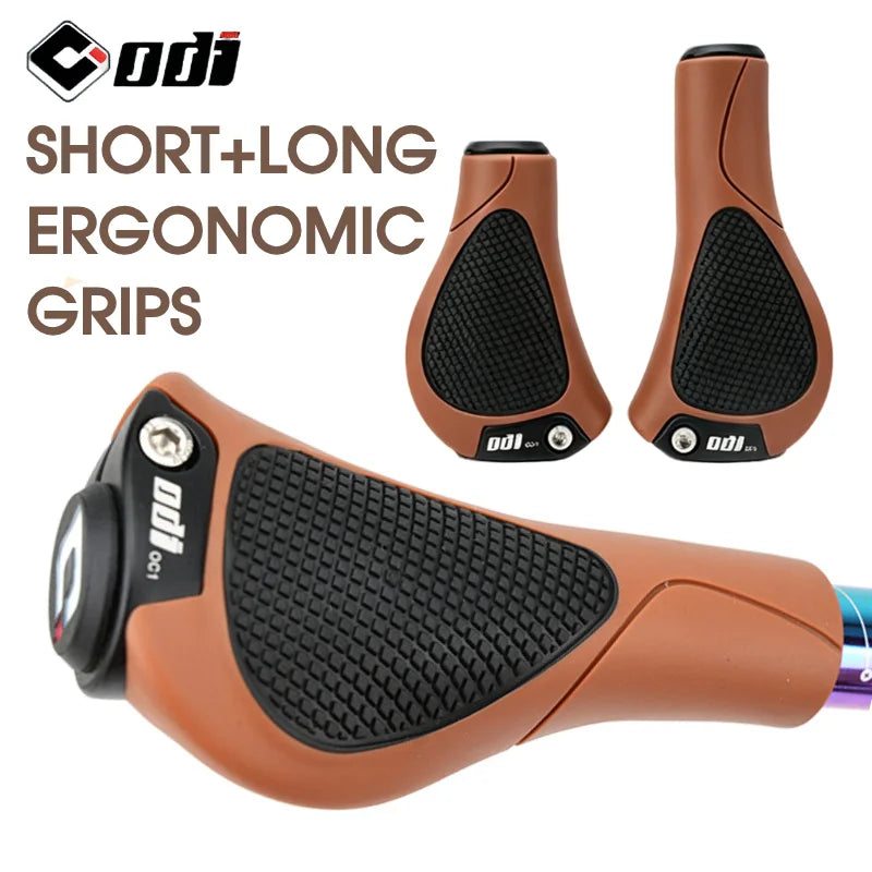 ODI Lock-On Ergonomic MTB Bicycle Grips – Aluminum & Rubber MTB Handlebar Grips Nixie