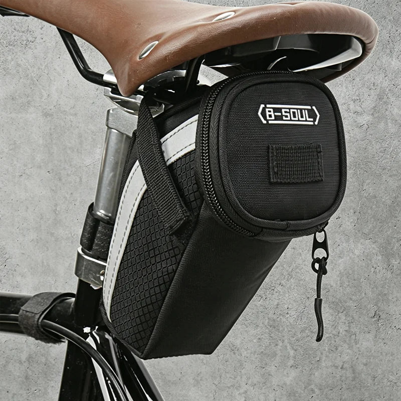 B-SOUL Ultralight Bike Saddle Bag – Large Rear Seat Storage Bag Bike Saddle Bag Nixie