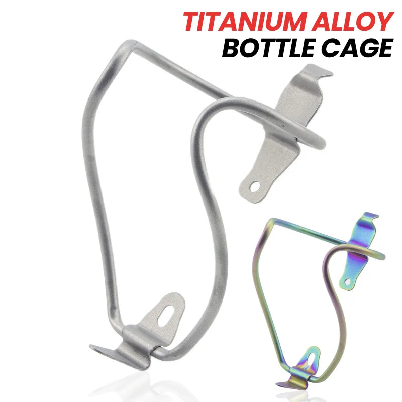 Titanium Alloy Bike Water Bottle Cage – MTB & Road Bike Bicycle Bottle Cage Nixie