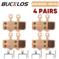 BUCKLOS Sintered Metal Disc Brake Pads for SRAM Avid MTB Gravel Disc Brake Pads Nixie SINTERED-METAL-4PC