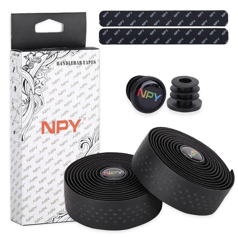 Road Bike Handlebar Tape Anti-Slip PU+EVA Cycling Bar Wrap Bike Handlebar Tape Nixie Black Bike Tape