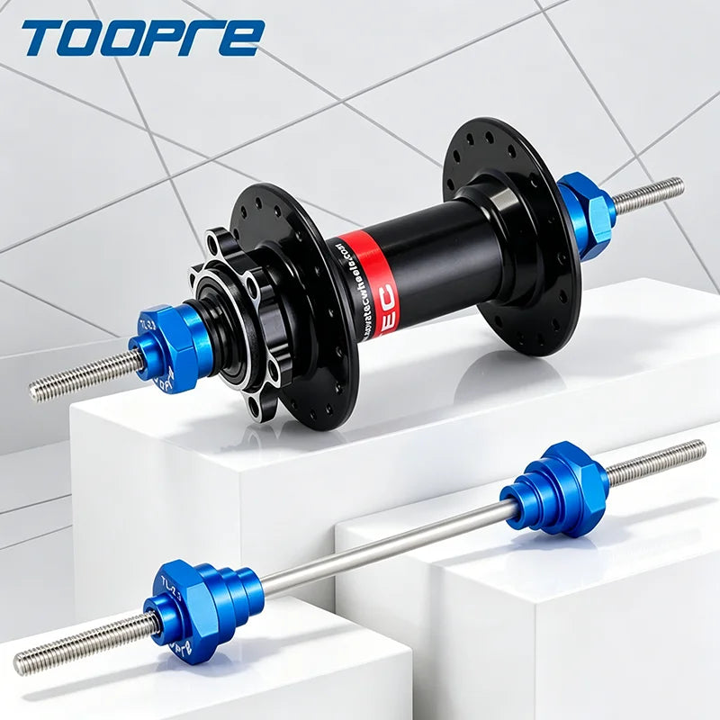 TOOPRE Thru Axle Adaptor Wheel Truing Stand 12/15/20mm MTB Wheel Truing Tool Nixie