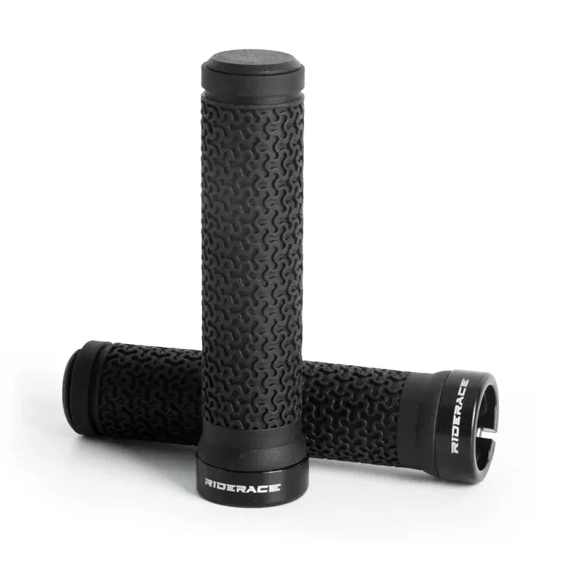 MTB Bike Handlebar Grips Anti-Slip Rubber for BMX Folding Bike Bike Handlebar Grips Nixie Black